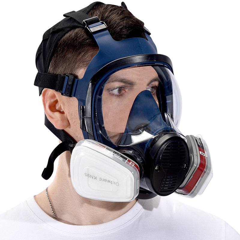A8 gas mask with filter, full  - Dust Mask Construction ulasan dan harga