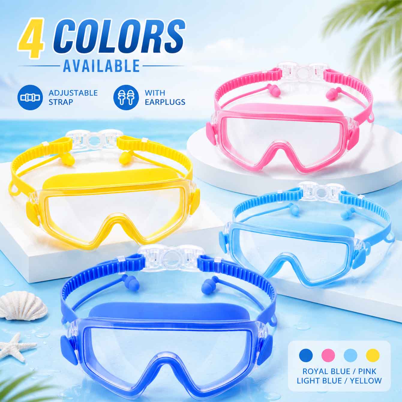 1PC Swim Goggles Snorkel Divin - Anti Pollution Mask ulasan dan harga