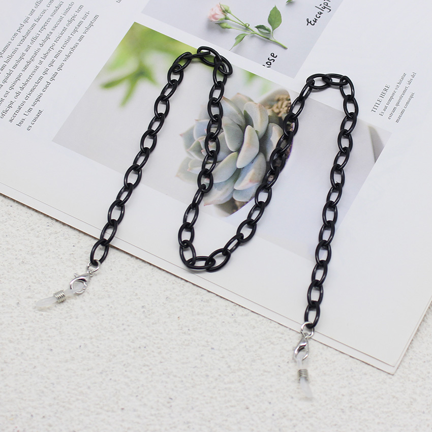 Children Colorful Acrylic Glas - Mask Chain Holder ulasan dan harga