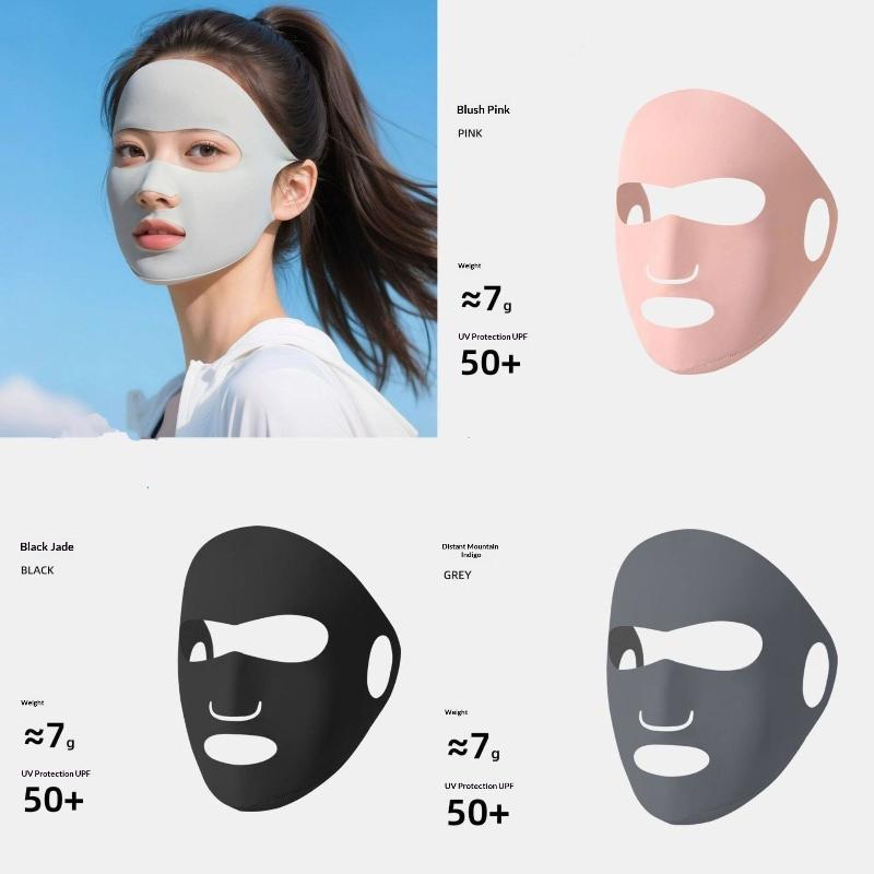 Solid Color Breathable Sunscre - Sports Mask Breathable ulasan dan harga