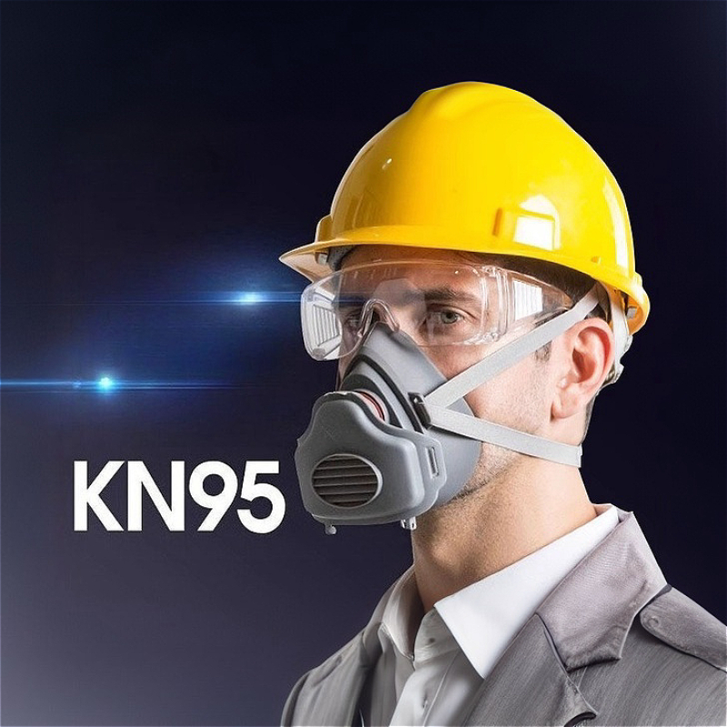 Half Face Dust Mask Dust Respi - Respirator Half Face ulasan dan harga