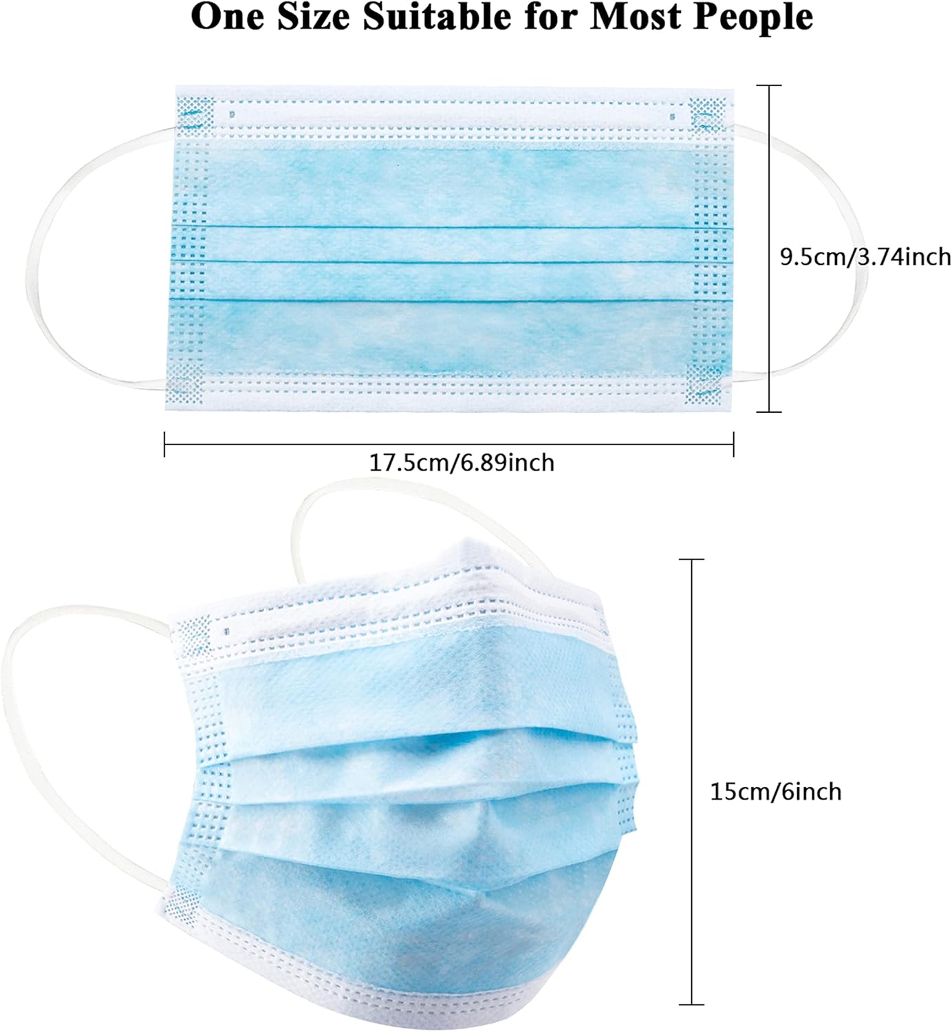 100pcs blue disposable protect - Disposable Mask Blue ulasan dan harga