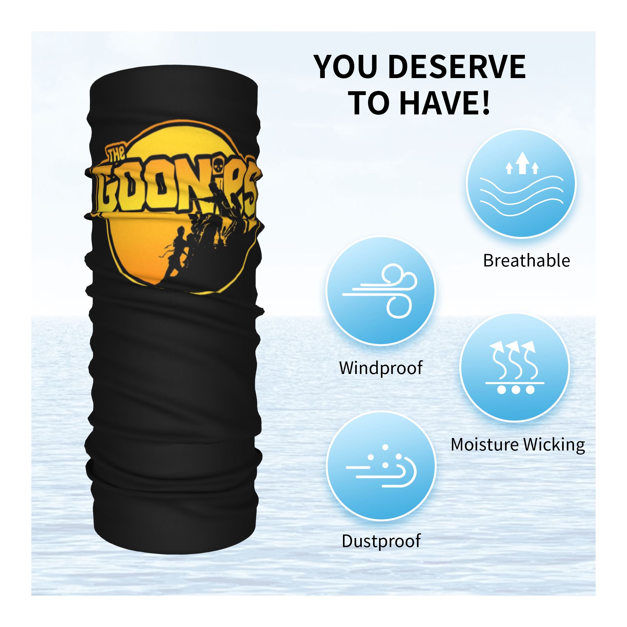 Custom The Goonies Bandana Nec - Neck Gaiter Face Cover ulasan dan harga