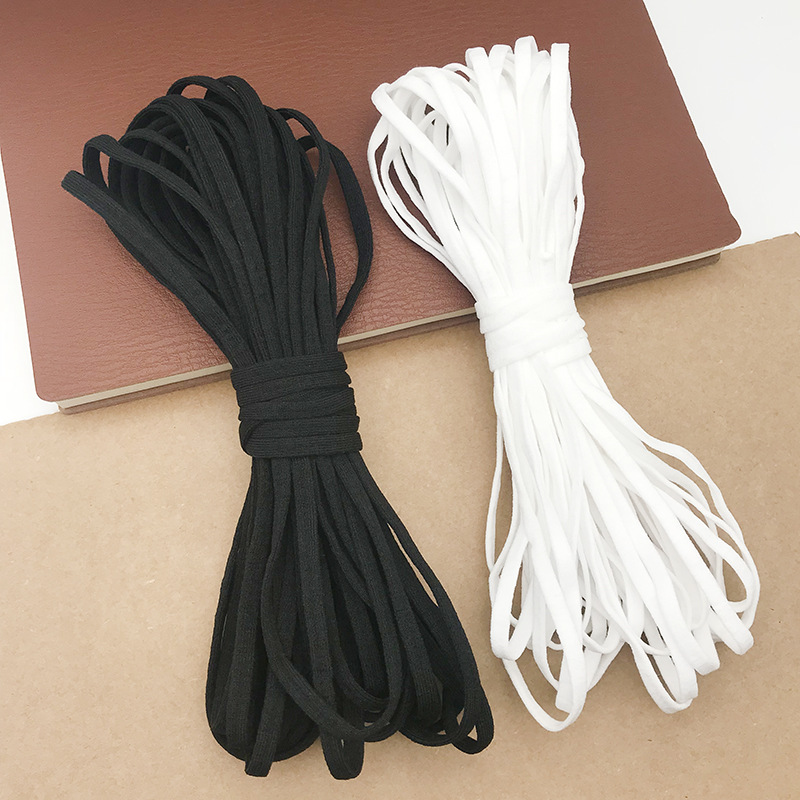 Mask Elastic Rope 3mm Round Wh - Mask Lanyard Adjustable ulasan dan harga