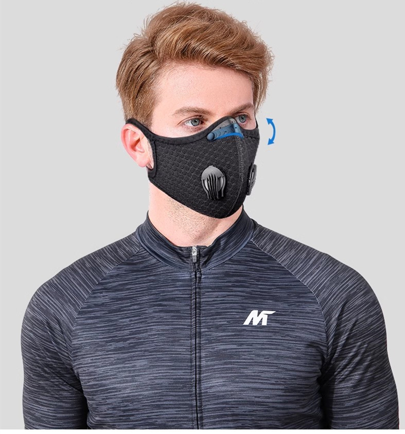 Cycling Mask Sport Washable Re - Dust Mask Construction ulasan dan harga