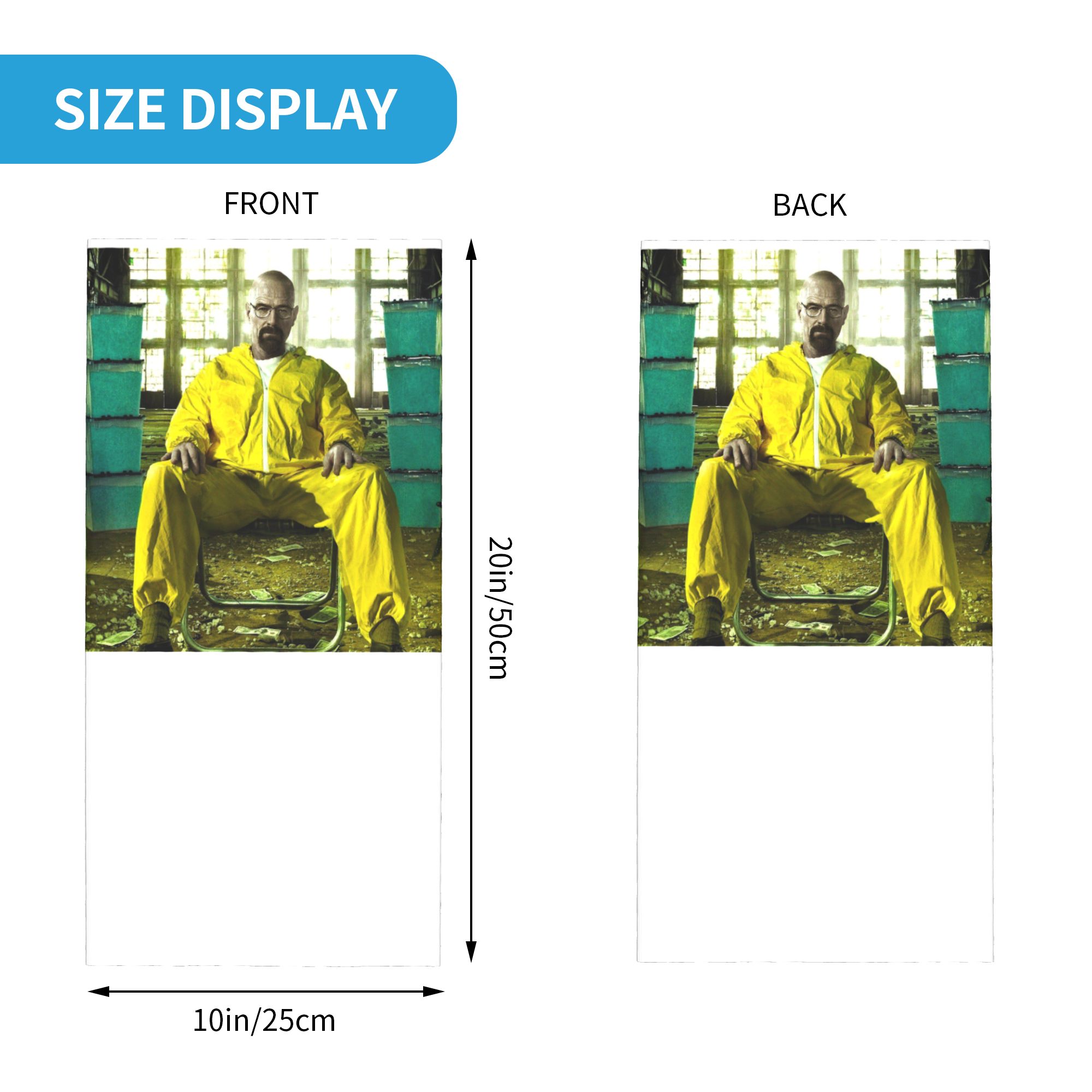 Custom Breaking Bad Walter Whi - Neck Gaiter Face Cover ulasan dan harga