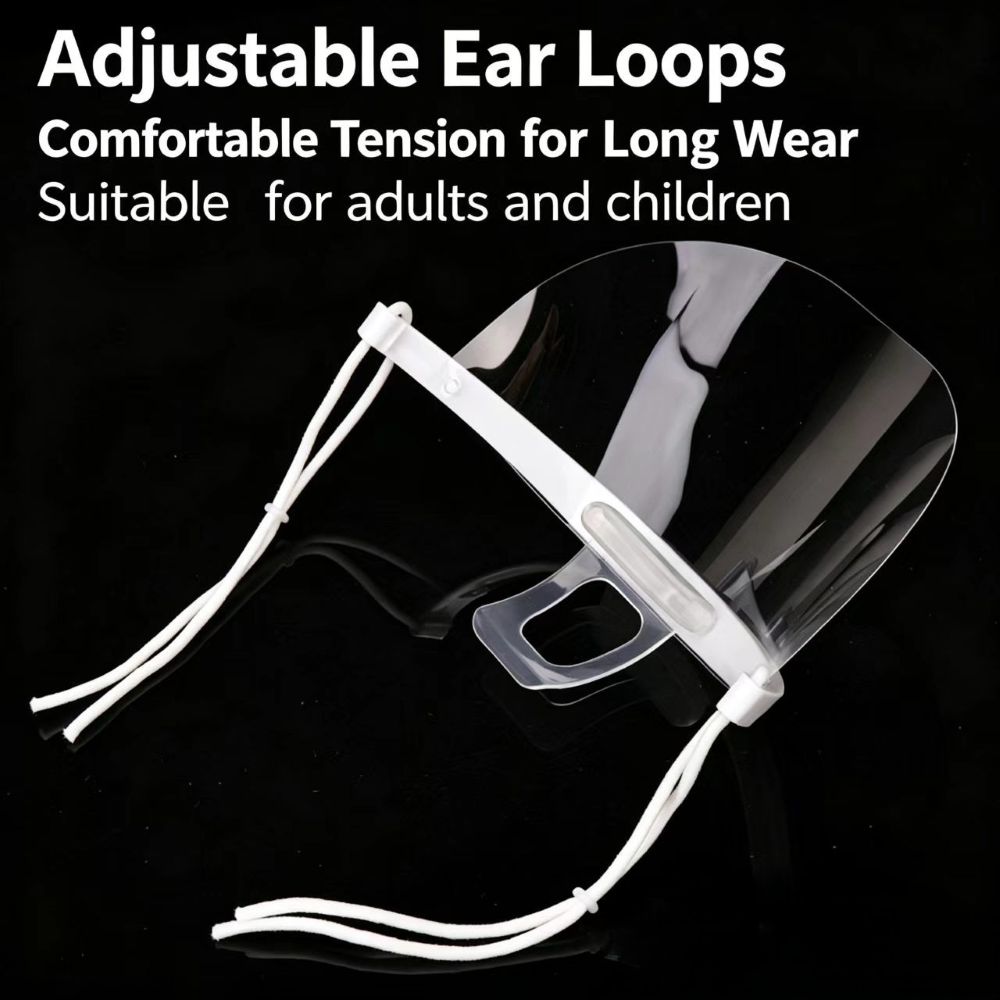Anti-Fog Clear Catering Mouth  - Mask Lanyard Adjustable ulasan dan harga