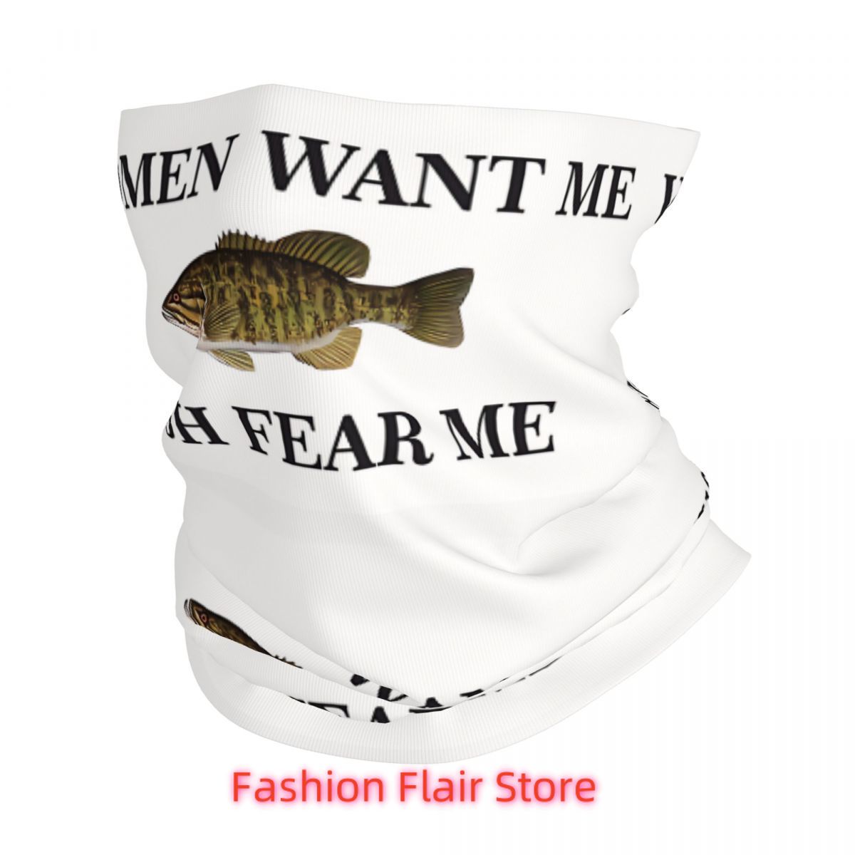 Fish Neck Gaiter Face Scarf Co - Neck Gaiter Face Cover ulasan dan harga