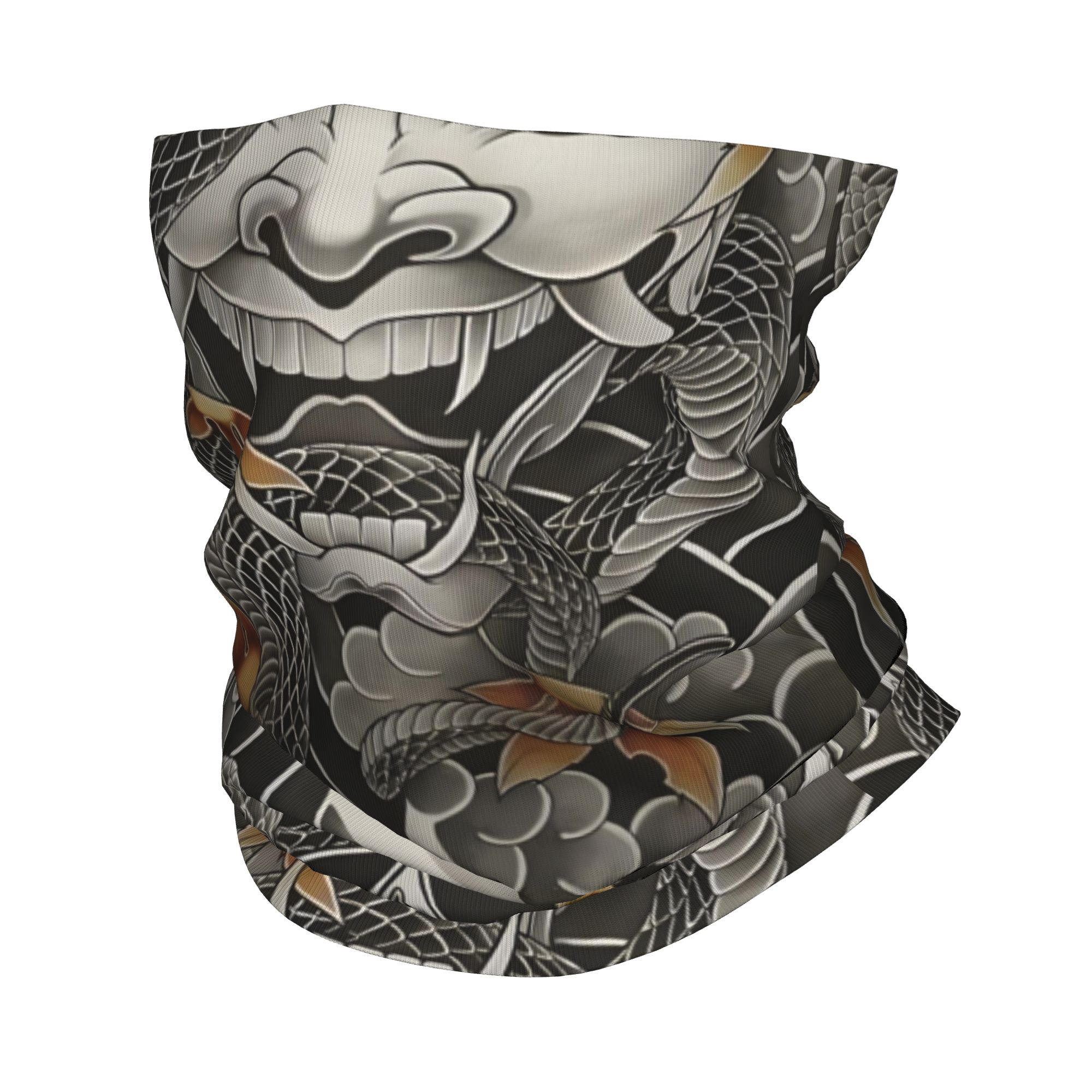 Custom Samurai Oni Demon Banda - Neck Gaiter Face Cover ulasan dan harga