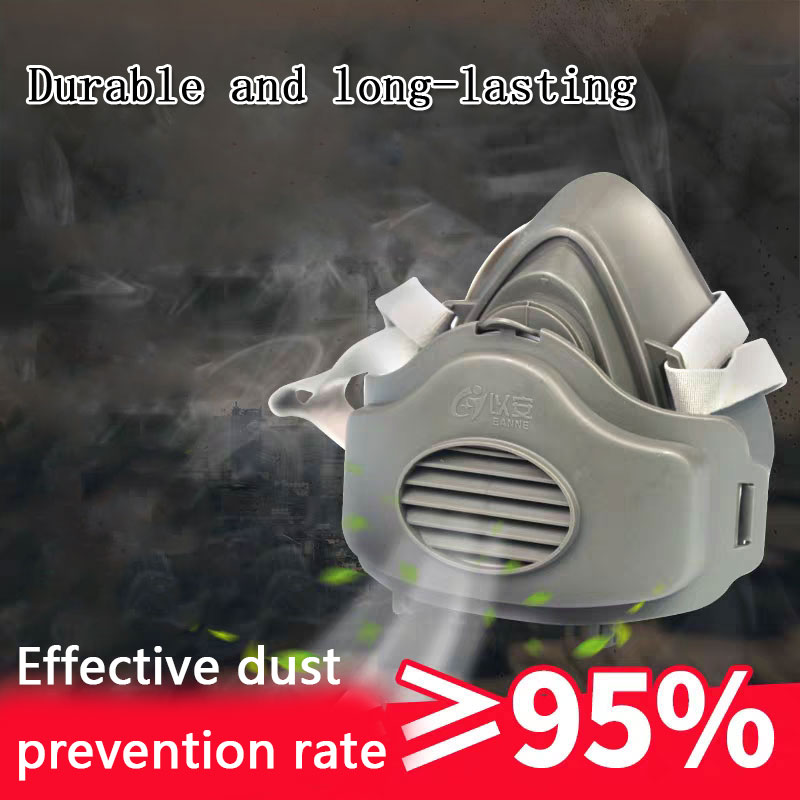 House Clean Work Safety Rubber - Respirator Half Face ulasan dan harga