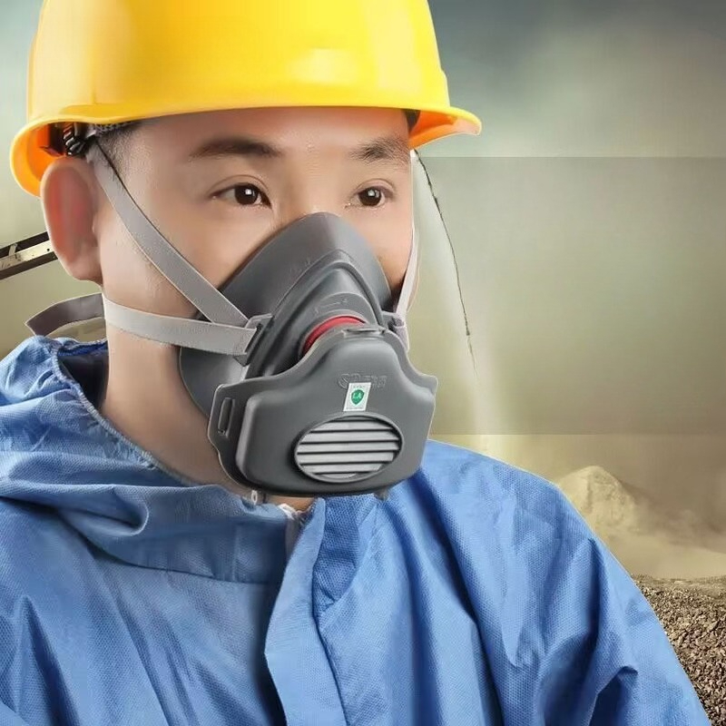 House Clean Work Safety Rubber - Respirator Half Face ulasan dan harga