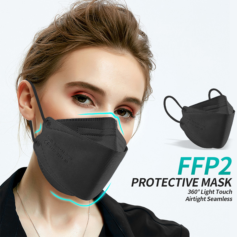 10-100PCS Mascarillas FFP2 Fac - Disposable Surgical Mask ulasan dan harga