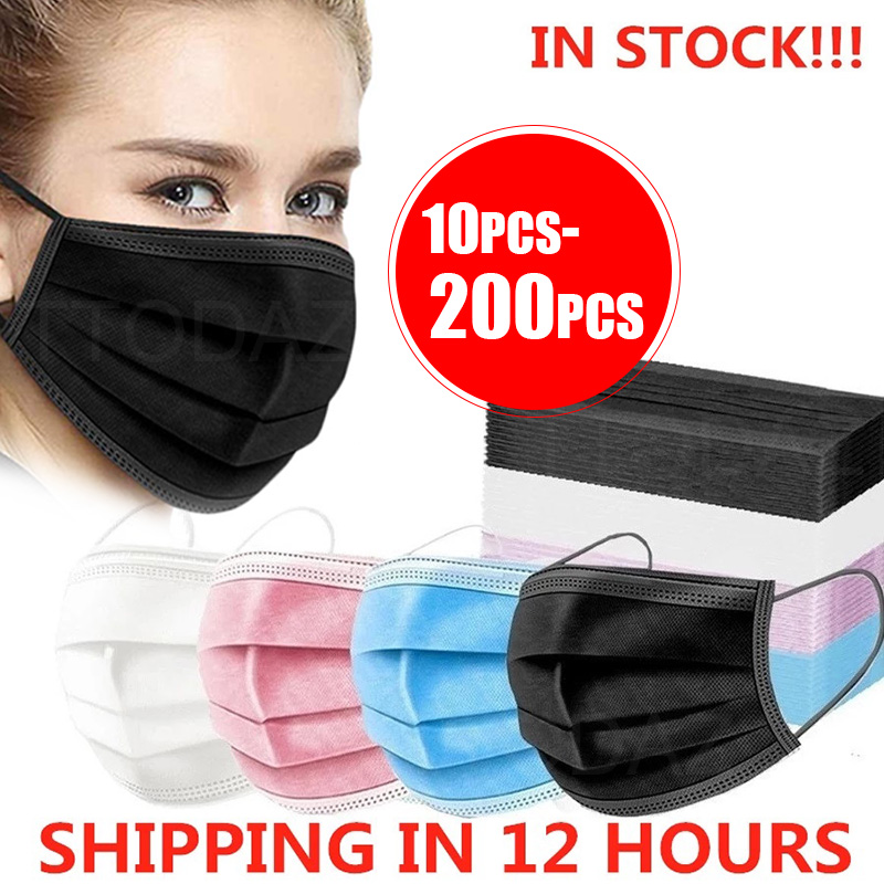 10/50/100/200PCS Disposable Ma - Disposable Mask Blue ulasan dan harga