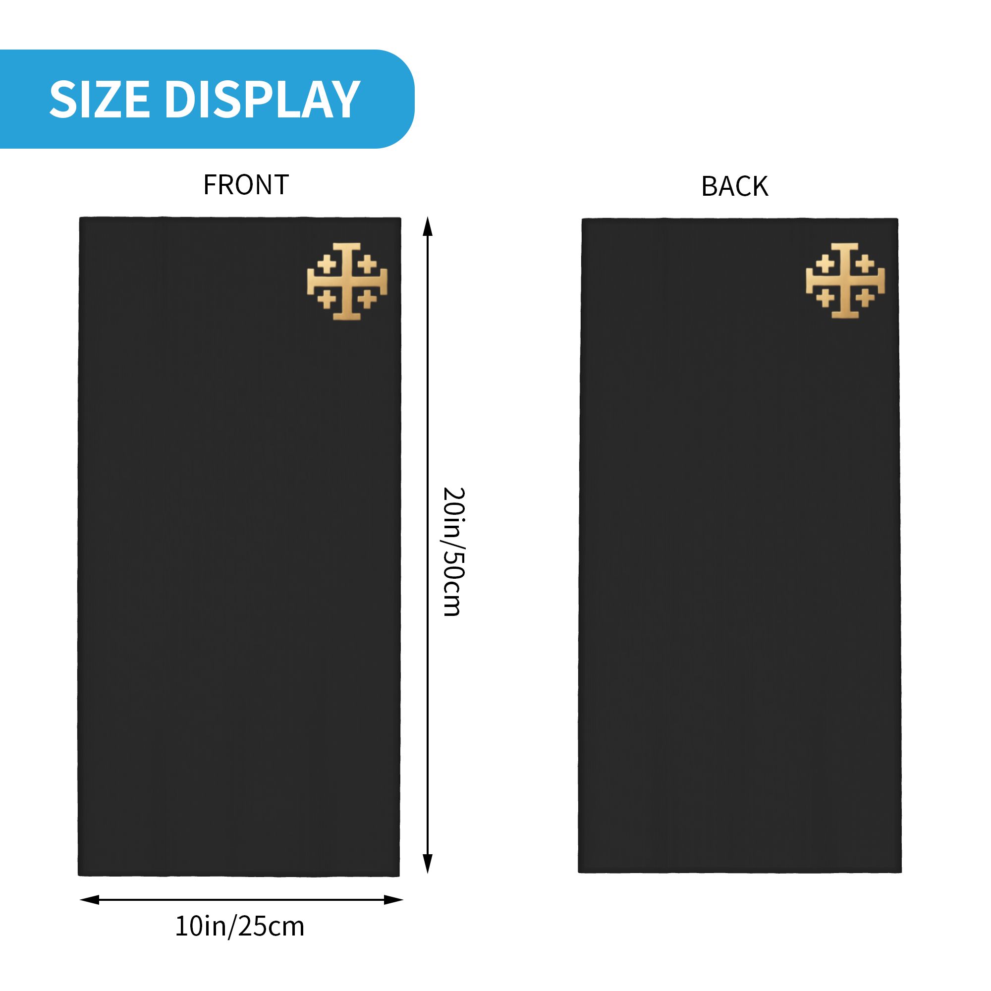 Knight Jerusalem Cross Christi - Neck Gaiter Face Cover ulasan dan harga