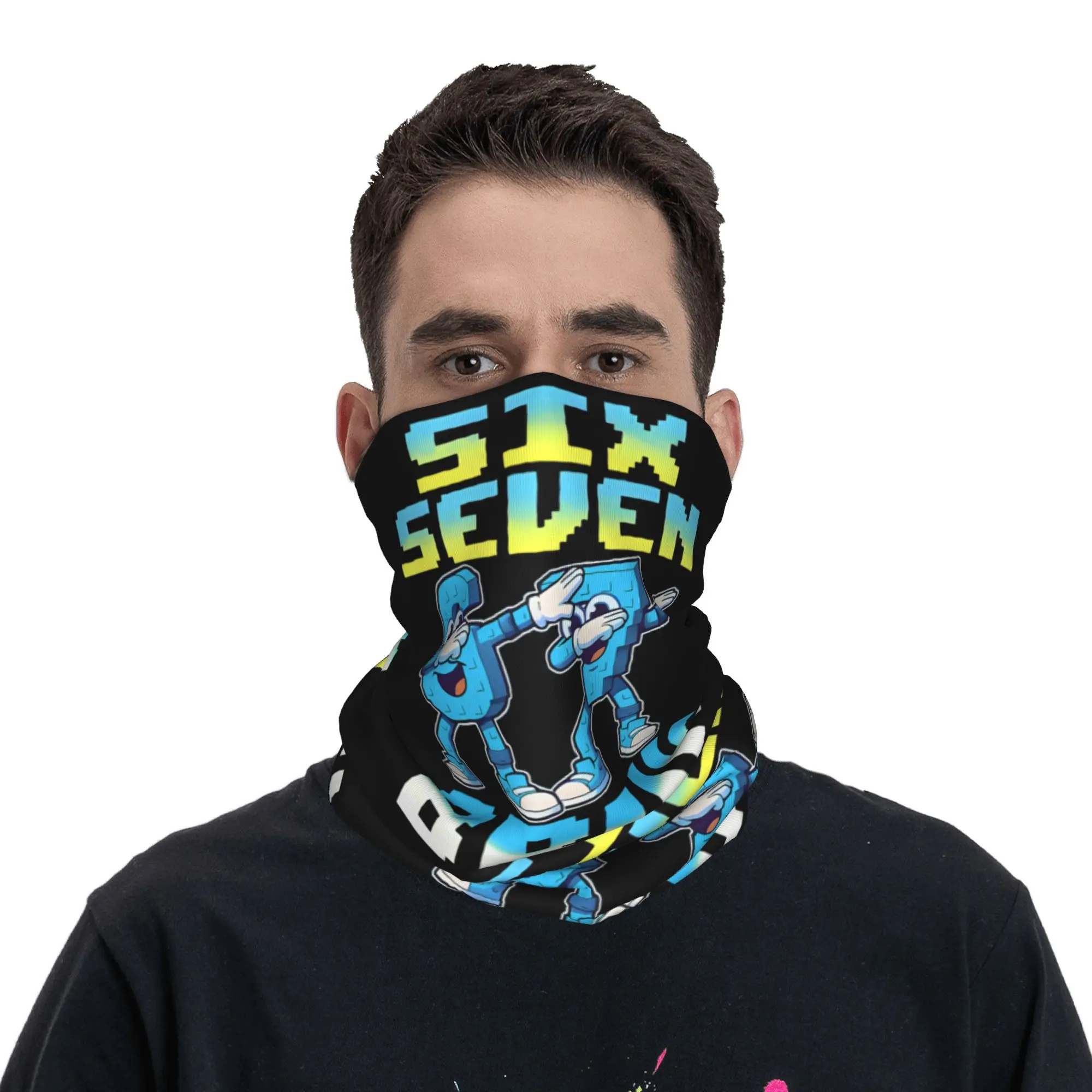 67 Six Seven Meme 6 7 Italian  - Neck Gaiter Face Cover ulasan dan harga