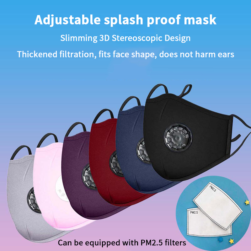 Anti-pollution PM2.5 Dust Mask - Cloth Face Mask Washable ulasan dan harga